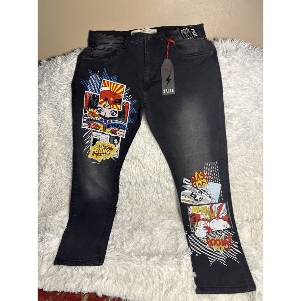 Spark Jeans Graphic 36/30
